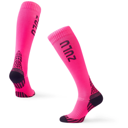 Medias de compresión Zulu Run Compression rosa pink