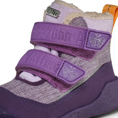 Botas de invierno para niños Affenzahn Prewalker Winter Boot Vegan Snuggy Butterfly