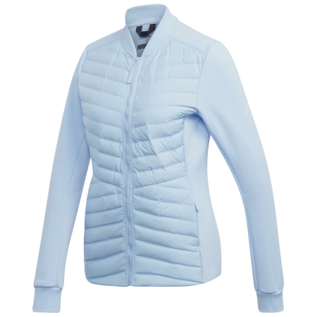 Chaqueta de mujer Adidas Varilite Hybrid azul claro