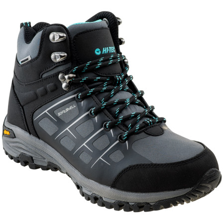 Calzado Hi-Tec Masami mid wp wo´s negro/azul DarkGray/Black/Turquoise