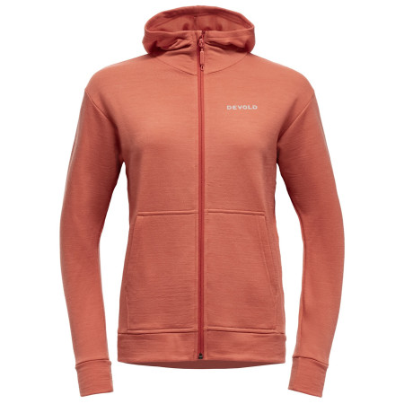 Sudadera de mujer Devold Everyday Zip Hoodie Wmn naranja CORAL
