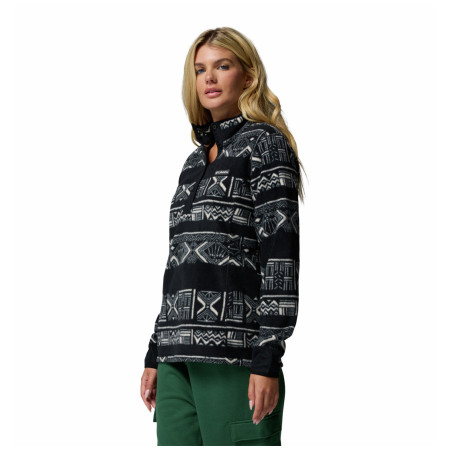 Sudadera de mujer Columbia Benton Springs™ Printed Half Snap negro Black Deschutes Days