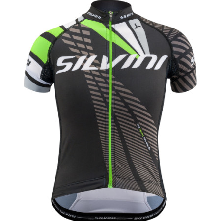 Maillot de ciclismo para niños Silvini Team CD1435 negro Blackgreen
