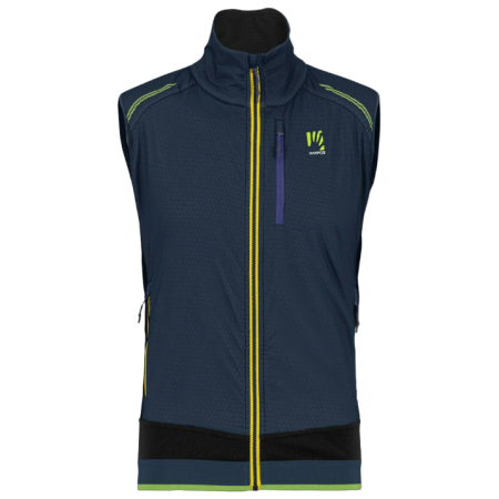 Chaleco de invierno para hombre Karpos Alagna Plus Evo Vest azul oscuro Midnight/Black