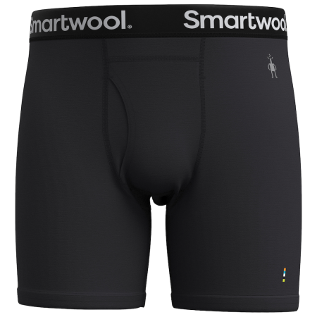 Calzoncillos bóxer funcionales para hombre Smartwool M Everyday Merino Boxer Brief Boxed negro BLACK