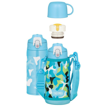 Termo para niños Thermos Active 600 ml azul modrá + vzor
