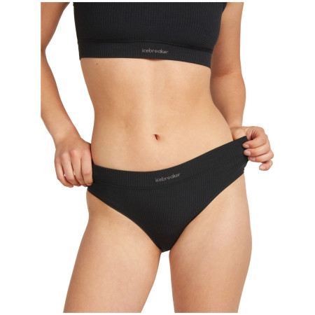 Bragas funcionales para mujer Icebreaker W Mer Rib Lotus Hipster