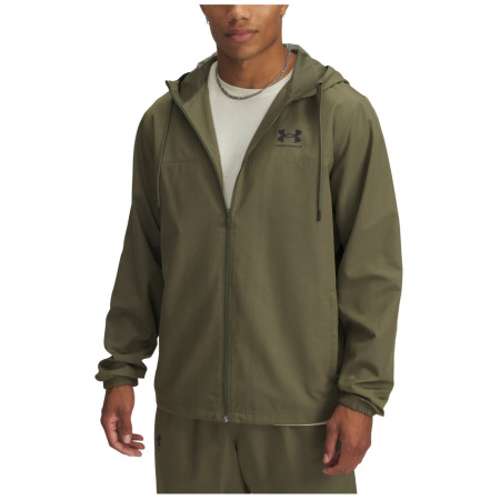 Chaqueta de hombre Under Armour Rival Wvn Windbreaker verde oscuro MarineODGreen/MarineODGreen/Black