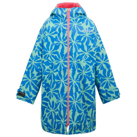 Abrigo impermeable Regatta Junior Waterproof Changing Robe SBluFlPiLem azul claro SBluFlPiLem