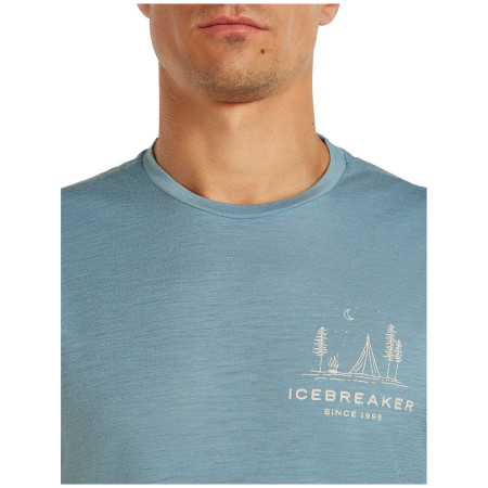 Camiseta de hombre Icebreaker Men Merino 150 Tech Lite SS Tee Peaceful Pass