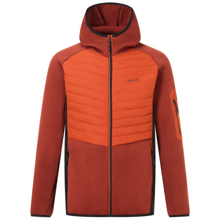 Chaqueta híbrida para hombre Regatta Newhill Hybrid rojo/naranja Roib/Bnt/Blk
