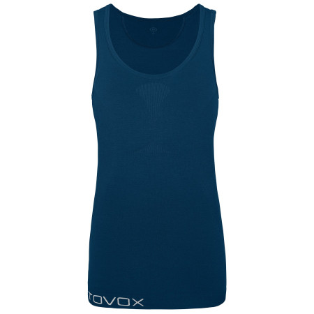 Camiseta sin mangas para mujer Ortovox 120 Comp Light Top W azul oscuro Petrol Blue