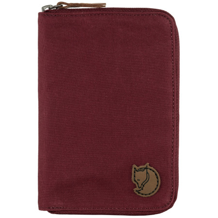 Cartera Fjällräven Passport Wallet rojo oscuro Bordeaux Red