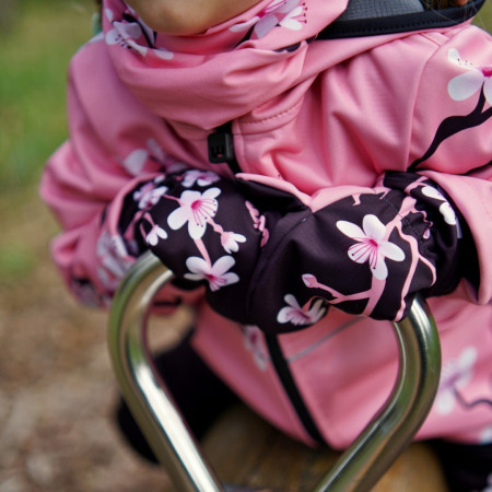 Guantes softshell para niños WAMU Pink