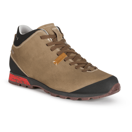 Calzado de hombre Aku Bellamont 3 NBK Mid GTX beige BEIGE/BRICK