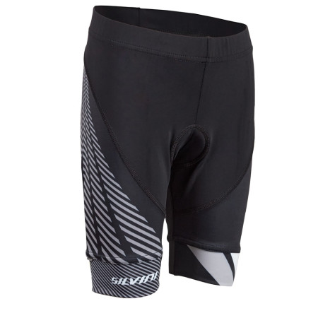 Pantalones para niños Silvini Team CP1436 negro/blanco black-cloud