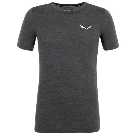 Camiseta de hombre Salewa Zebru Fresh Amr M T-Shirt. gris oscuro Black Out
