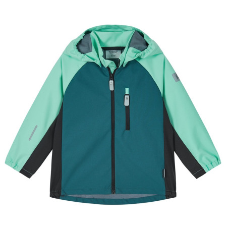 Chaqueta softshell para niños Reima Temppu Dark Teal verde/gris Dark Teal