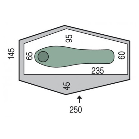 Tienda de campaña para 1 persona Pinguin Echo 1
