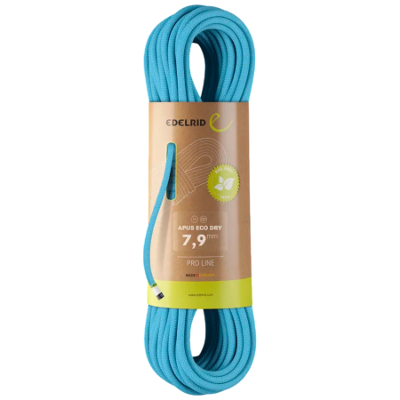 Cuerda Edelrid Apus Eco Dry 7,9mm 60m azul claro 329 icemint