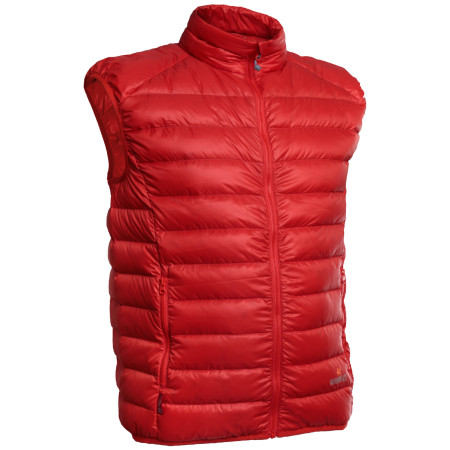 Chaleco de plumón para hombre Warmpeace Drake rojo Chilly