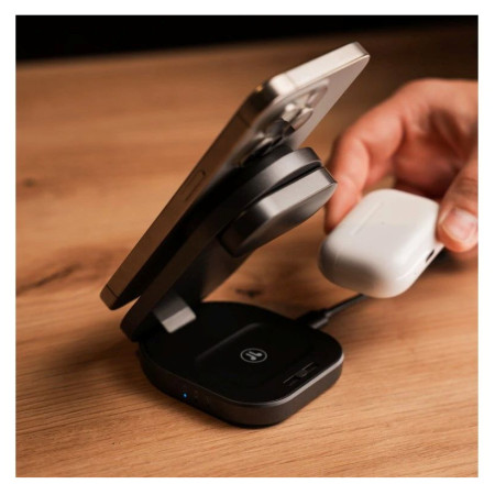 Cargador inalámbrico Swissten MagBase 3-in-1