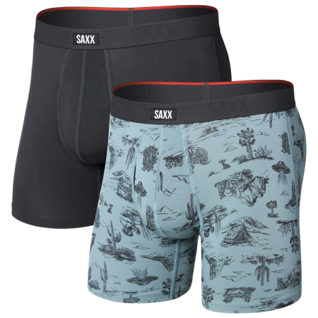 Calzoncillos bóxer Saxx Vibe Xtra Soft Comfort Boxer Brf Fly 2Pk