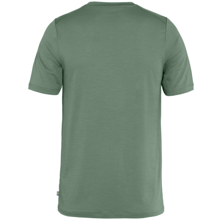 Camiseta de hombre Fjällräven Abisko Wool Logo SS M