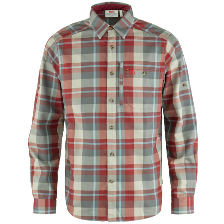 Camisa de hombre Fjällräven Fjällglim Shirt M rojo Red Oak-Basalt
