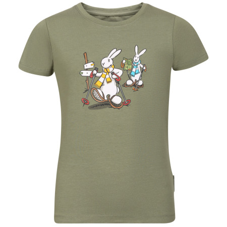 Camiseta para niños Alpine Pro Bobbo Oil Green verde claro OIL GREEN