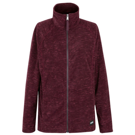 Sudadera funcional de mujer Regatta Mayse Full Zip rojo Fig