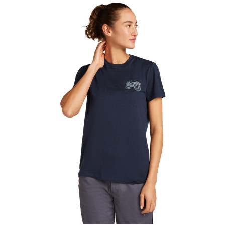 Camiseta funcional de mujer Icebreaker W Mer 150 Tech Lite SS Tee Adventure Rid