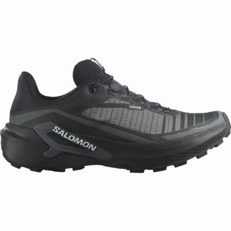Zapatillas de carrera para hombre Salomon Genesis 2 Wide negro Black / Black / White