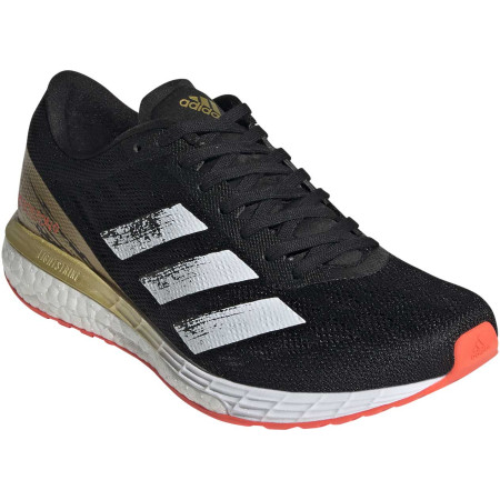 Calzado de mujer Adidas Adizero Boston 9 W negro Cblack/Ftwwht/Goldmt