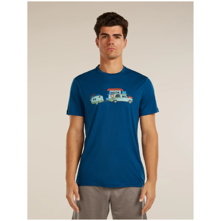 Camiseta funcional de hombre Icebreaker Men Merino 150 Tech Lite SS Tee Transportage