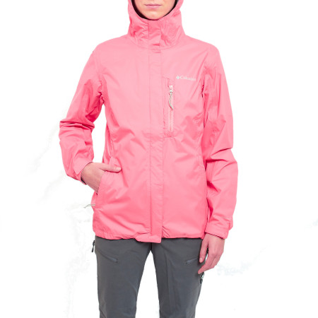 Chaqueta de mujer Columbia Womens Pouring Adventure rosa Salmon
