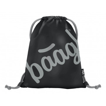 Bolsa Baagl Sáček na obuv 36 x 46 cm negro/gris