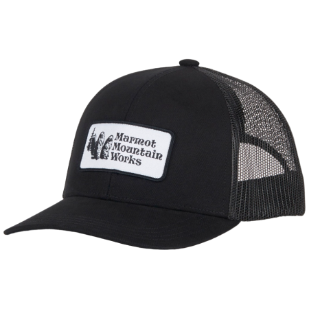 Gorra Marmot Retro Trucker Hat negro Black/Black