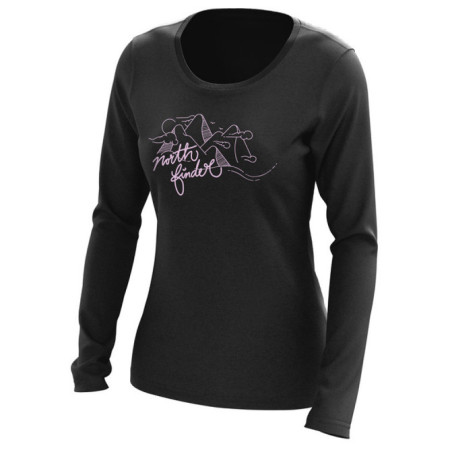Camiseta de mujer Northfinder Birdie negro