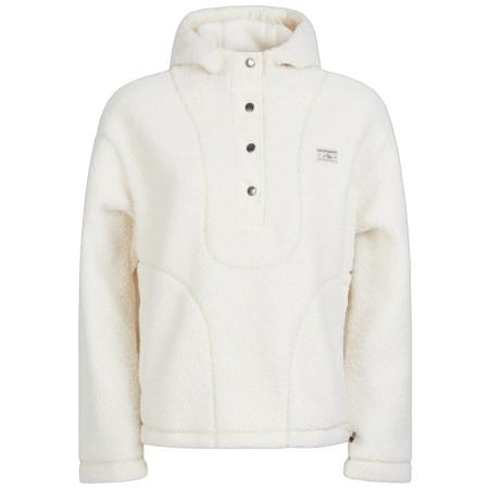 Sudadera de mujer Fundango Juniper Pile Jacket blanco butter