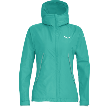Chaqueta de mujer Salewa Puez PTX 2L W JKT verde LagoonGreen