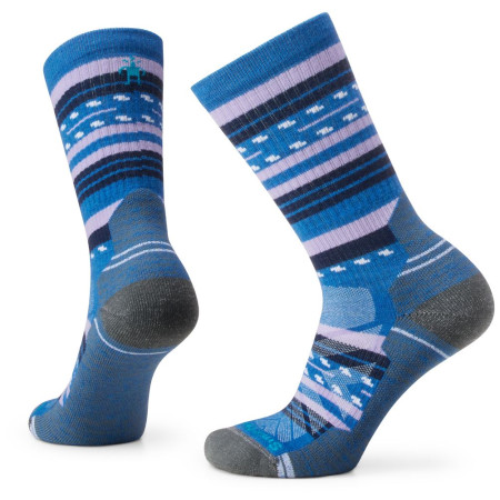 Calcetines de mujer Smartwool Hike Light Cushion Margarita Crew azul Laguna Blue