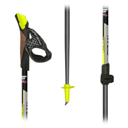 Bastones de caminata nórdica Fizan Carbon Pro 2-pcs