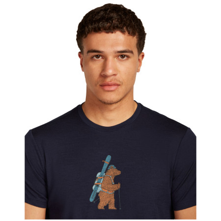Camiseta de hombre Icebreaker Men Merino 150 Tech Lite Bear Tour