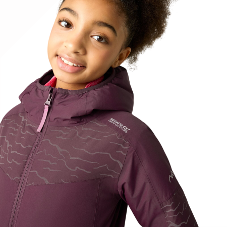 Chaqueta de invierno para niños Regatta Illuma Reflective Jacket Fig