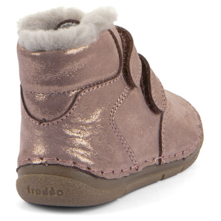 Botas de invierno para niños Froddo Paix Up Winter Pink/Gold