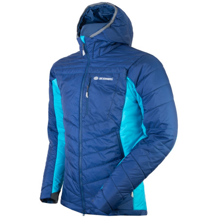 Chaqueta de hombre Sir Joseph Lotus Hooded Man azul Navy/Turquoise