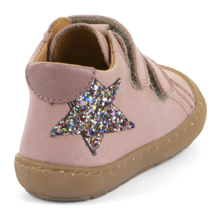 Zapatos barefoot para niños para todo el año Froddo Ollie S Star Pink