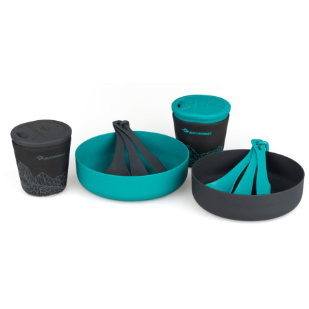 Vajilla Sea to Summit DeltaLight Camp Set 2.2 azul/gris Pacific Blue / Grey