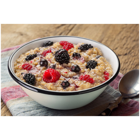 Comida deshidratada Adventure Menu Gachas de arroz y coco con frutas del bosque (VEGANO)